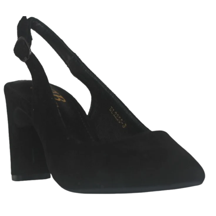 ZAPATO DE SALON ESENCIA NEGRO MICROFIBRA - Imagen 3