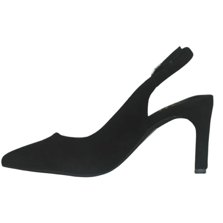 ZAPATO DE SALON ESENCIA NEGRO MICROFIBRA - Imagen 4