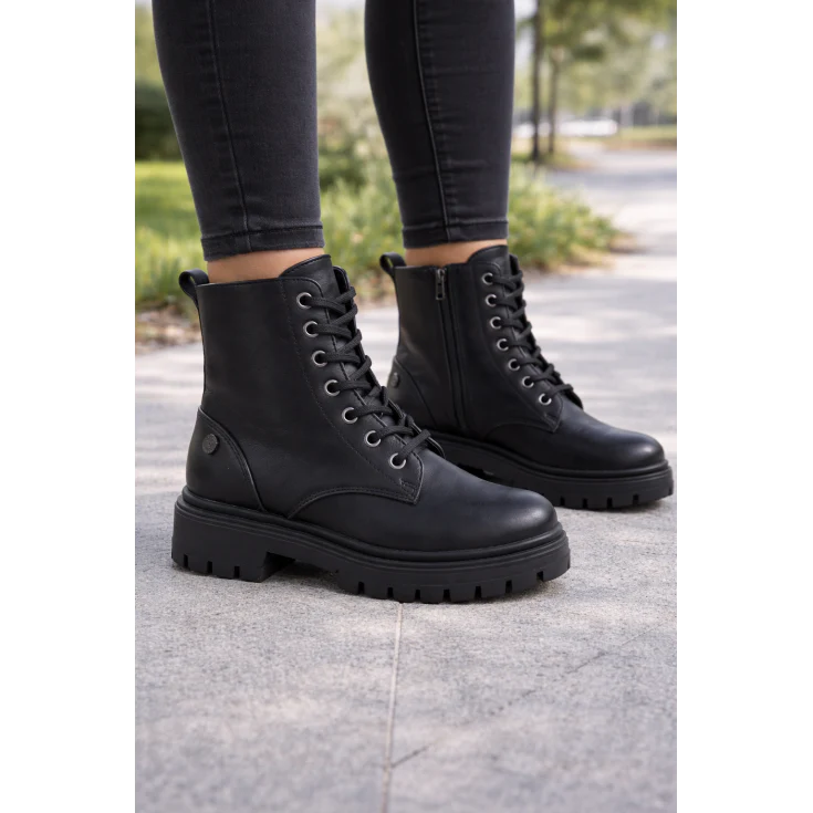 BOTIN MILITAR XTI NEGRO - Imagen 6